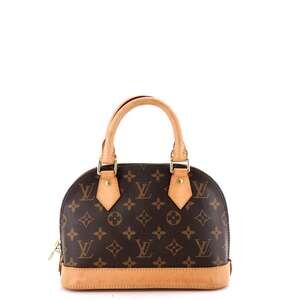 Louis Vuitton Alma Handbag Canvas Bb #240175L16B